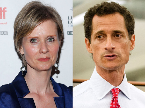 Cynthia Nixon, Anthony Weiner Cynthia Nixon, Anthony Weiner